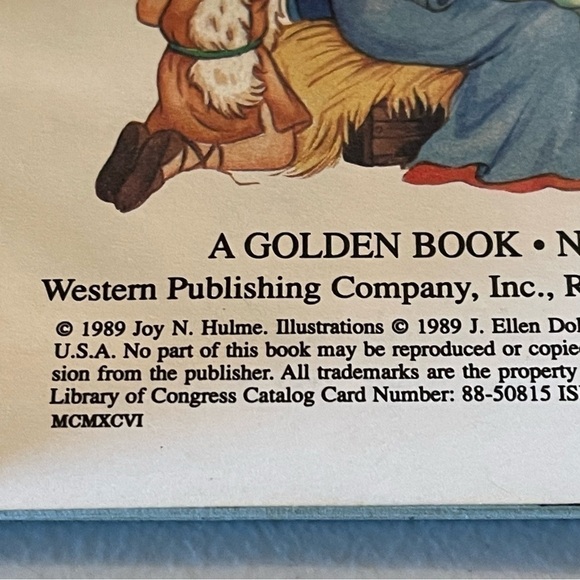 Vintage A Stable in Bethlehem The Little Golden book A Christmas counting story - Picture 4 of 7